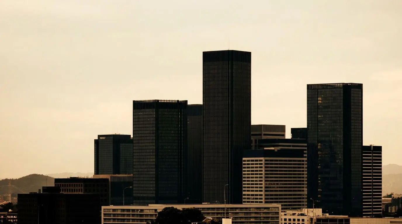 Johannesburg skyline at dawn